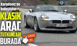 Belçikalı klasik araç tutkunları Artvin’in güzelliklerine hayran kaldı