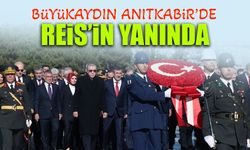 Yılmaz Büyükaydın Anıtkabir'de Cumhurbaşkanı Erdoğan’ın yanında