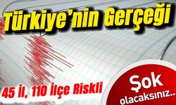 Türkiye’nin Diri Fay Gerçeği: 45 İl, 110 İlçe Riskli Bölge Olarak Belirlendi