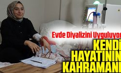 Rize’de 27 Yaşındaki Edagül Genç, Evinde Kendi Diyalizini Uyguluyor