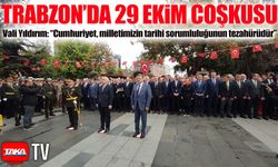 Trabzon’da 29 Ekim Cumhuriyet Bayramı’nın 102. yıl dönümü törenle kutlandı