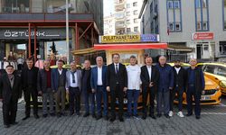 Başkan Ekim'den Taksici Esnafına Ziyaret