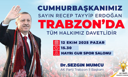 Recep Tayyip Erdoğan Trabzon'da