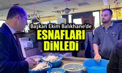 Başkan Ekim Balıkhane'de Esnafları Dinledi