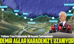 Trabzon Tren Projesinde İlk Aşama Tamamlandı: Demir Ağlar Karadeniz'e Uzanıyor