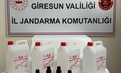 Giresun’da Kaçak Alkol Operasyonu! Litrelere El Konuldu