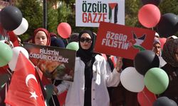 Gümüşhane ve Trabzon'da üniversite öğrencilerinden Filistin'e destek