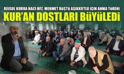Kur'an dostları büyüledi! Aşıkkutlu için Trabzon'da Anma