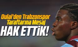 Trabzonspor’un genç orta saha oyuncusu Christ Inao Oulai'den Taraftarına Mesaj: “Bizi Güçlendiriyorlar”