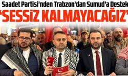 Saadet Partisi’nden Sumud Filosuna Destek Yürüyüşü: “Mazlumların Ahı Yerde Kalmayacak”