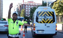 Ladik'te servis minibüsleri denetlendi