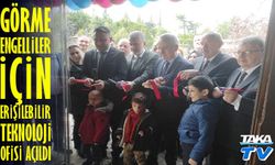 Trabzon’da Görme Engellilere Umut Olan Proje Hayata Geçti; Görme Engellilere Özel Ofis Hizmete Girdi