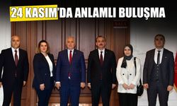 24 Kasım'da Anlamlı Buluşma! Vali Yıldırım Kabul Etti