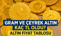 Altın Fiyatları Son Dakika: Gram ve Çeyrek Altın Kaç TL Oldu?