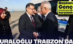Bakan Uraloğlu’nun Trabzon ziyareti başladı: Başkan Genç havalimanında karşıladı