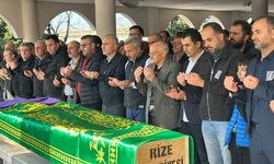 Rize'de trafik kazasında yaşamını yitiren sağlık personeli toprağa verildi