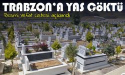 Trabzon’da Peş Peşe Kayıplar: Resmi Vefat Listesi Açıklandı