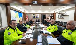 Kış mevsimi trafik tedbirleri toplantısı yapıldı