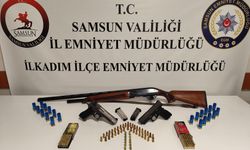 Samsun'da düzenlenen operasyonda ruhsatsız silah bulunduran zanlı yakalandı