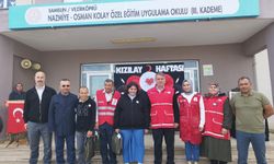 Samsun'da Türk Kızılay'dan özel öğrencilere moral ziyareti