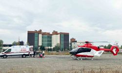 Ambulans helikopter kalp pili ihtiyacı olan hastaya umut oldu