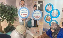 Bayburt’ta vatandaşlar diyabet hastalığı hakkında bilgilendirildi