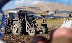 Bayburt’un Çayıryolu köyündeki patates hasadına İranlı işçiler destek veriyor