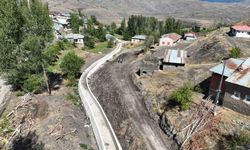 Bayraktar köyündeki taşkın kontrol inşaatında çalışmalar sürüyor