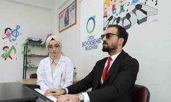 Görmeyen gözlerle değil, hisseden kalple çalıyor