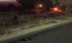 Gümüşhane’de kontrolden çıkan otomobil ters döndü: 1 yaralı