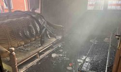 Ordu'da metruk evde yangın