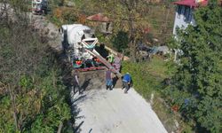 Ordu’da yol çalışmaları sürüyor