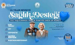 Samsun Büyükşehir'den 41 yıllık sevgiye sağlık desteği