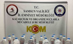 Samsun’da 90 litre etil alkol ele geçirildi