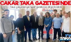 Ahmet Çakar'dan Taka Gazetesi'ne ziyaret: Samimi sohbet, dobra yorumlar