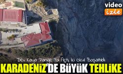 Artvin’de Çoruh Nehri’ne Kaya Düşmesi Panik Yarattı: İki Okul Boşaltıldı