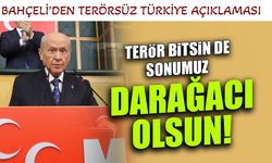 Terör Bitsin de Sonumuz Darağacı Olsun! Bahçeli TBMM'de Konuştu