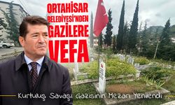 Ortahisar Belediyesi Kurtuluş Savaşı Gazisinin Mezarını Yeniledi