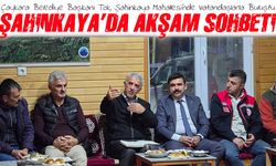 Çaykara Belediye Başkanı Tok, Şahinkaya'da Vatandaşlarla Buluştu