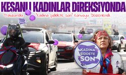 Trabzon’da Mor Balonlu Keşanlı Konvoy; Trabzon’da “Kadına şiddete son” Konvoyu Düzenlendi