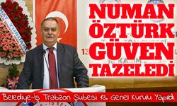 Belediye-İş Trabzon Şubesi 13. Genel Kurulu Yapıldı: Numan Öztürk Yeniden Başkan