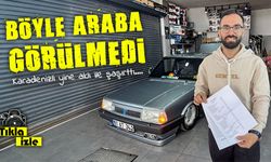 Karadenizli Yine Aklı İle Şaşırttı; Böyle Araba Görülmedi