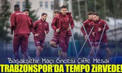 Trabzonspor’da Tempo Zirvede! Başakşehir Maçı Öncesi Çifte Mesai
