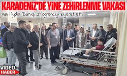 Vali Baruş, Gümüşhane'de zehirlenme şüphesiyle hastaneye kaldırılan öğrencileri ziyaret etti