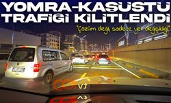 Yomra–Kaşüstü trafiği kilitlendi: Çözüm değil, sadece yer değişikliği!