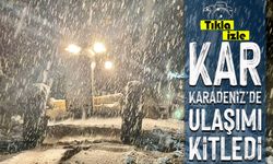 Ordu-Sivas kara yolu kar ve tipi nedeniyle kapandı: Kar kalınlığı 40 cm’ye ulaştı