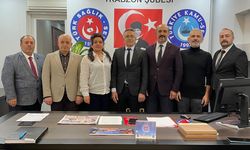 Türk Sağlık-Sen Trabzon Şubesi'nde Süleyman Çolak Dönemi Başladı