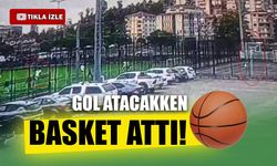 Gol Atmak İsterken Basket Attı! Rize'de İlginç Anlar