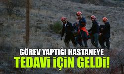 Görev Yaptığı Hastaneye Bu Kez Tedavi için Geldi! Kayalıktan Düştü...