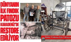 Dünyanın İlk Fındık Patozu Giresun'da Aslına Uygun Şekilde Restore Ediliyor